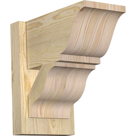 Ekena Millwork Funston Traditional Rough Sawn Outlooker, Douglas Fir, 8"W x 14"D x 14"H OUT08X14X14FST01RDF